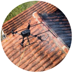 R Sud Drone Nettoyage toit toiture Gard