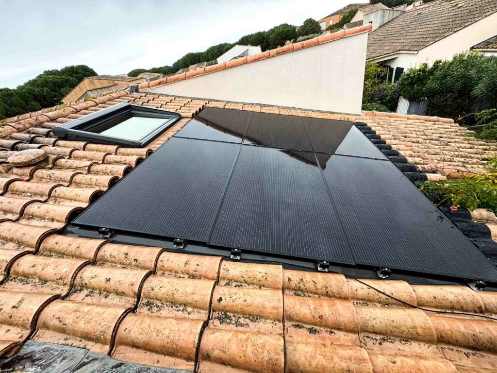 Nettoyage panneau solaire par R SUD DRONE Gard APRÈS