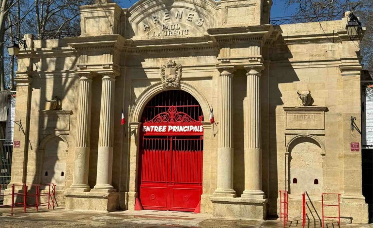 nettoyage des Arènes de Beaucaire par R Sud Drone